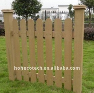 открытый сад забор композитов древесины пластик ограёдения/забор wpc ограждения деревянный забор