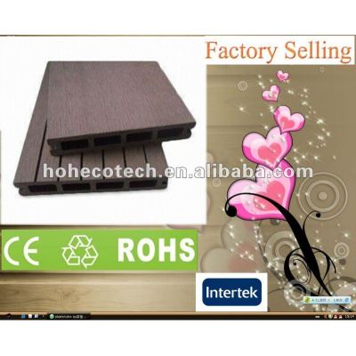 Promotion! Recycled anti-UV water-proof outdoor wpc decking (CE RoHS)
