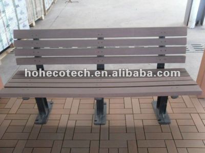 Wood Plastic composite wpc wooden bench chair