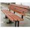 WPC outdoor natural wood chair/bench
