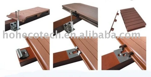 Plancher assemblé de wpc