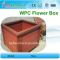 Wood Plastic Composites Flower Box OUTDOOR garden fence WPC Flower Box wpc railing/fencing flower box