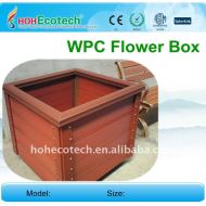 木製のプラスチック合成物によっては箱の屋外の庭の塀WPCの花箱のwpcの柵か花箱の囲が開花する