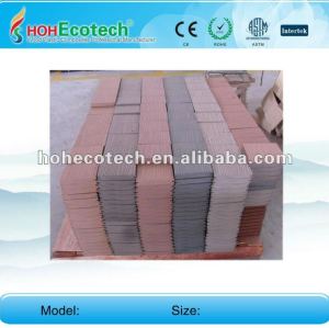 Huasu anti-UV water-proof outdoor wpc decking (CE RoHS)