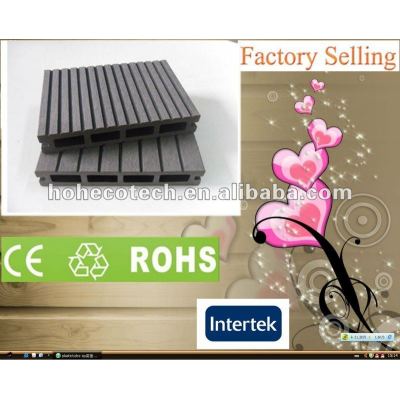 Promotion! Recycled anti-UV water-proof outdoor wpc decking (CE RoHS)