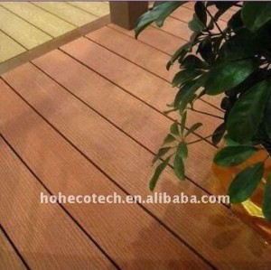 Nuevo material decorar decking del wpc compuesto plástico de madera decking/suelo
