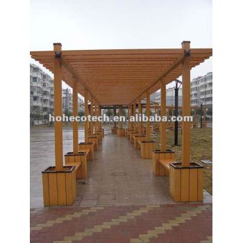 HUASU WPC outdoor decking,wpc decking project