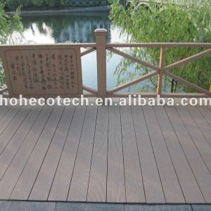 Engineered material wpc products in project,wpc outdoor lesuire decking
