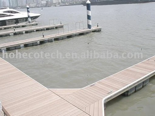 plancher extérieur imperméable à l'eau de decking de wpc