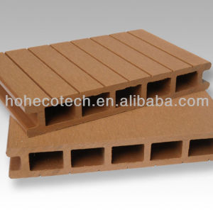 Anhui Ecotech WPC hollow outdoor decking 160*25mm CE Rohus ASTM ISO 9001 approved