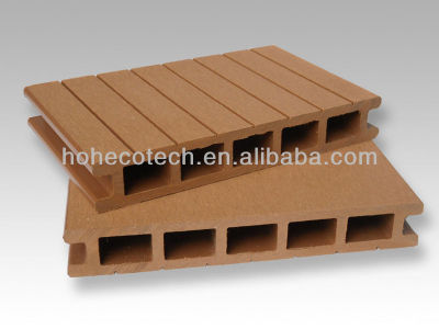 Anhui Ecotech WPC hollow outdoor decking 160*25mm CE Rohus ASTM ISO 9001 approved