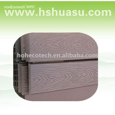 popular wood plastic composite decking floor