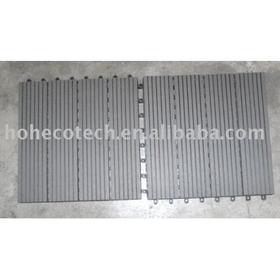 interlock deck tile Huasu WPC