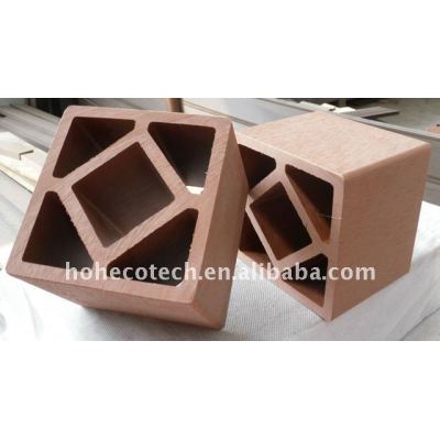 hot sell wpc post, wood plastic composite railing for outdoor construction material 120*120mm