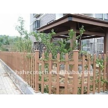 clôture du bois de wpc de décoration de lieux publics de barrière du poteau WPC de jardin de wpc en bois de balustrade