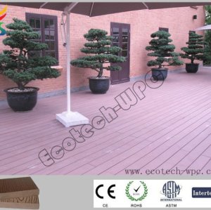 Outdoor WPC Grooved Deck