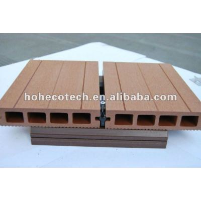 Durable crack and rot resistant,anti-UV hollow wpc decking