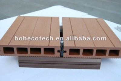 Durable crack and rot resistant,anti-UV hollow wpc decking