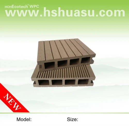 Sundeck composé en plastique en bois