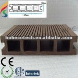 (HOHecotech)eco-friendly Hollow WPC decking floor composite floor