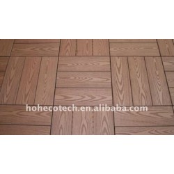 浮彫りになる表面の木製のプラスチック合成のdecking WPCのフロアーリングかdecking