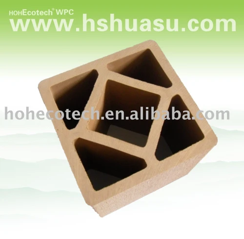 wpc wood plastic composite fencing/.railing post