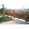 outdoor waterproof fencing PUBLIC places Decoration wpc railing wpc fencing