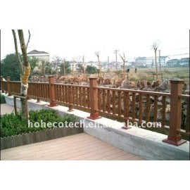 outdoor waterproof fencing PUBLIC places Decoration wpc railing wpc fencing