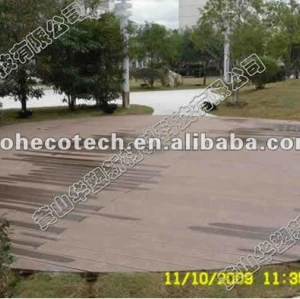 WPC wood plastic composite flooring looks like wood WPC decking of building material