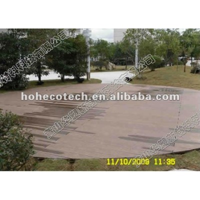 WPC wood plastic composite flooring looks like wood WPC decking of building material