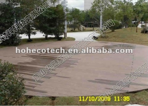 WPC wood plastic composite flooring looks like wood WPC decking of building material
