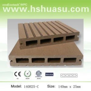 140x25mm 장식적인 decking 널