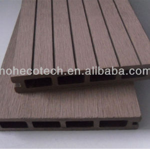 Anhui Ecotech WPC hollow outdoor decking 146*25mm CE Rohus ASTM ISO 9001 approved