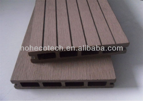 Anhui Ecotech WPC hollow outdoor decking 146*25mm CE Rohus ASTM ISO 9001 approved