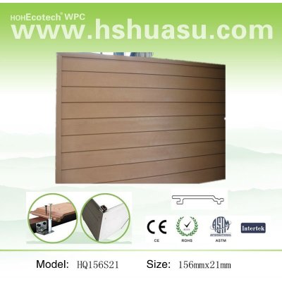 Elegant Look Wood Plastic Composite WPC Wall Panels