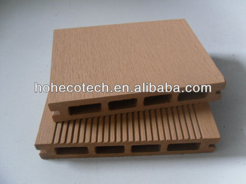 wood plastic composite flooring with groove