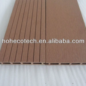 Welcome hollow grooved 120x19mm WPC decking outdoor waterproof wood plastic composite decking/composite flooring