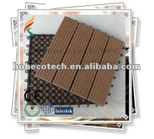 Decking/carrelage composés en plastique en bois respectueux de l'environnement (30S30-5)