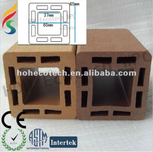 Vente chaude ! Arrosez le jardin extérieur de wpc de preuve (composé en plastique en bois) clôturant le poteau/poteau de balustrade/poteau de wpc pour le gazebo de pergolas