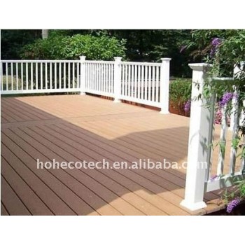 Public decking decoration wpc decking/composite decking flooring