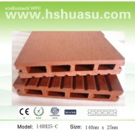溝があり、スタカットに奏された屋外のDecking