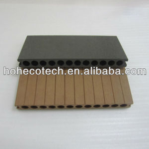 New 250mm width wpc decking outdoor waterproof wood plastic composite decking/composite flooring