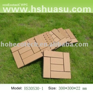 eco-friendly wood plastic composite decking/floor tile/diy tile