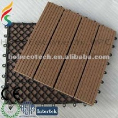 tile Outdoor wpc tile/ composite decking/ wood plastic DIY tile