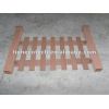 Natural wood feel WPC new fencing material /composite fence/yard edge fence