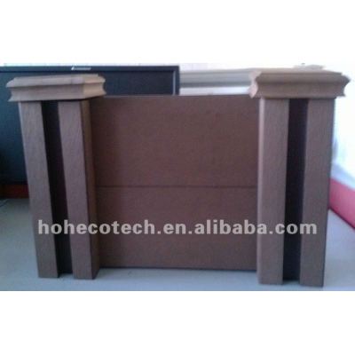 newly style composite wpc fence column