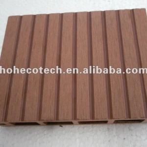 100% recycled wpc outdoor hollow decking (wpc flooring/wpc wall panel/wpc leisure products)