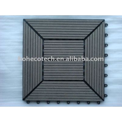 bEST seller !!Waterproof WPC DiY Tile (PASS CE, ROHS, ASTM,ISO9001,ISO14001, Intertek) wpc tile