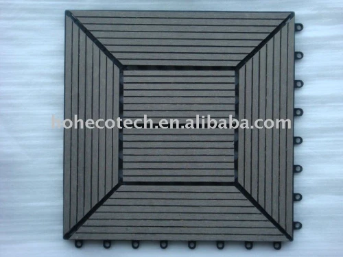 Best seller!! Impermeabile wpc piastrelle fai da te ( pass ce, rohs, astm, iso9001, iso14001, intertek ) tegola wpc