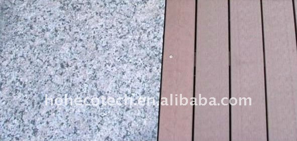 balcon/decking de WPC/plancher composés en plastique en bois d'intérieur/extérieurs (CE, ROHS, ASTM, OIN 9001, OIN 14001, Intertek)